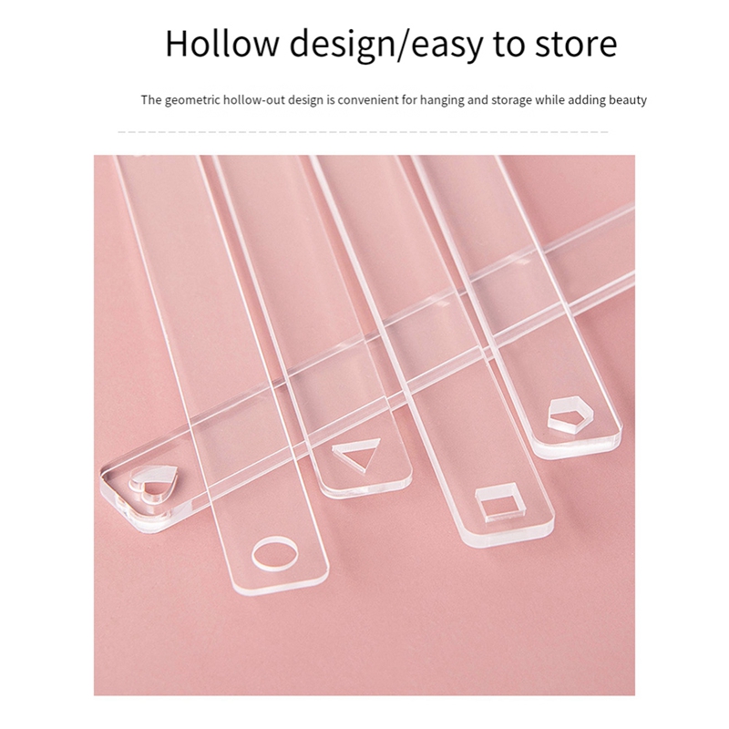 Jewelry Making Guide - 10Pc/Set Clay Ruler Transparent Roller Guide