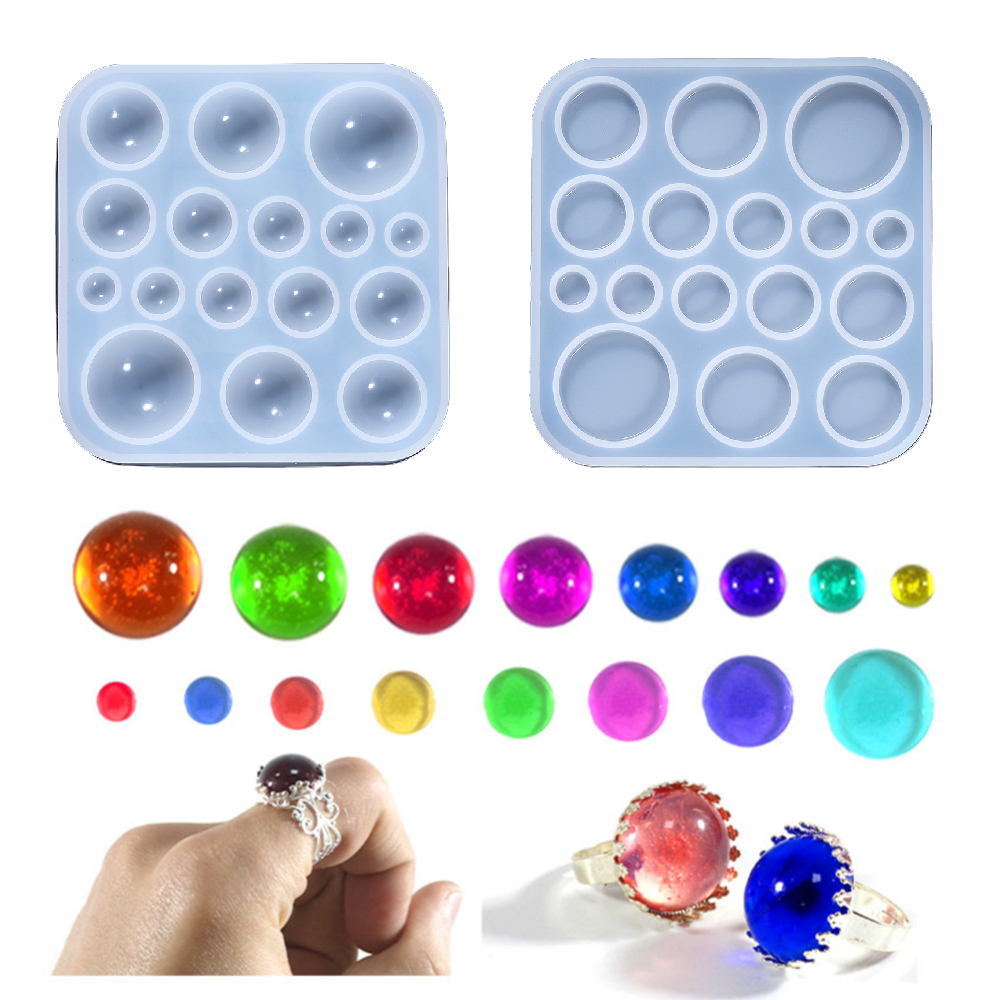 Jewelry Making Techniques - Round Cabochon Pendant Epoxy Resin Silicone