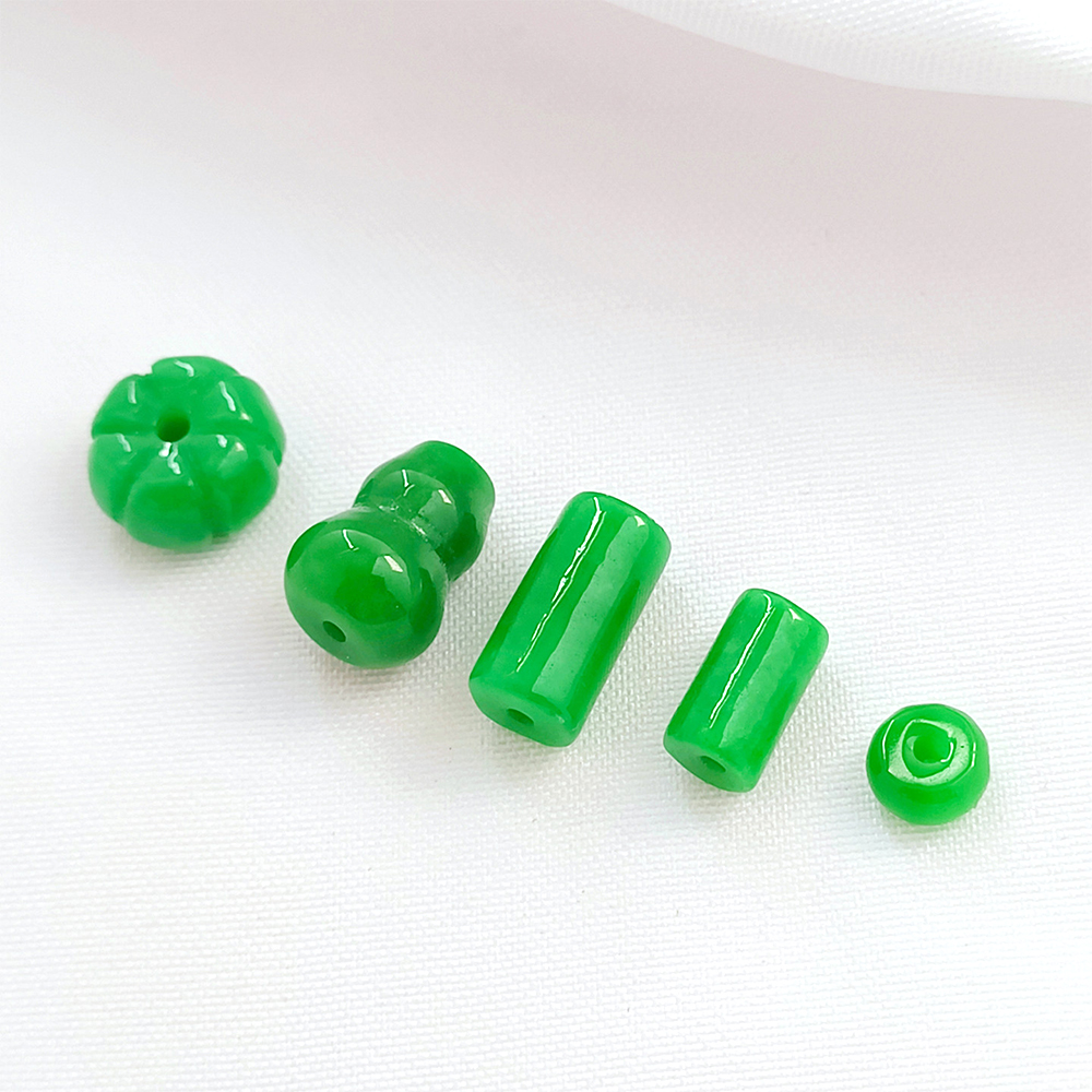Jewelry Making Raw Materials - Natural Raw Stone Gourd Pumpkin Cylindrical