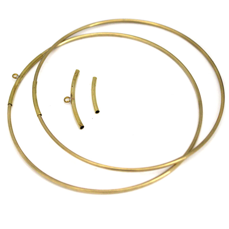 Jewelry Making Raw Materials - 20PC Brass Round Charm Dream Catcher
