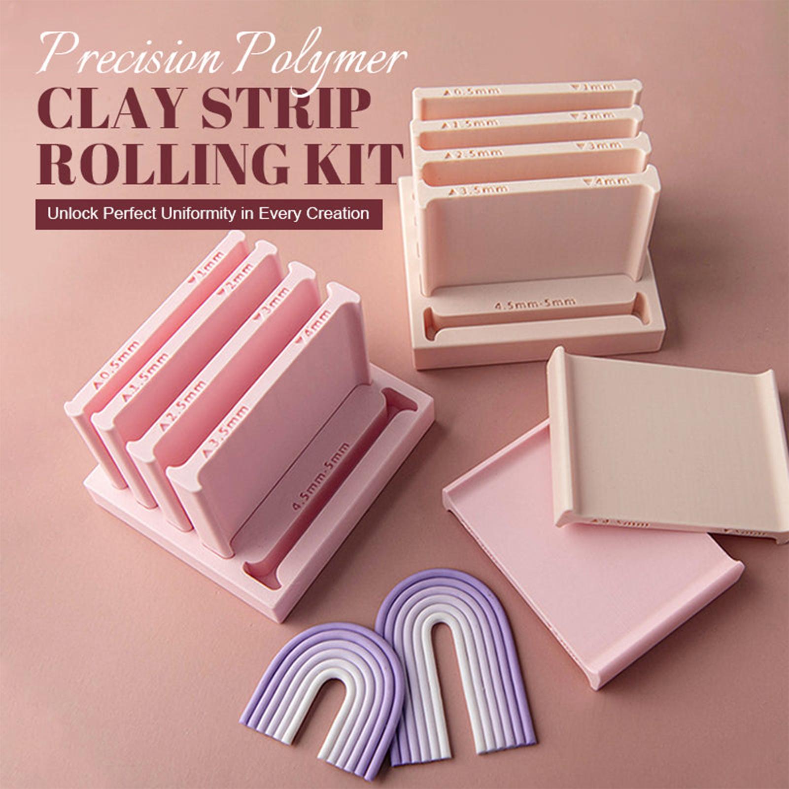 Jewelry Making Guide - Polymer Strip Rolling Guides Precise Control