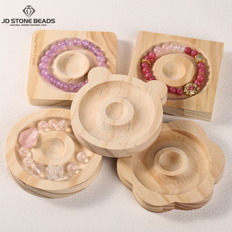 Jewelry Making Board - 1Pc DIY Natural Wooden Beading Design
