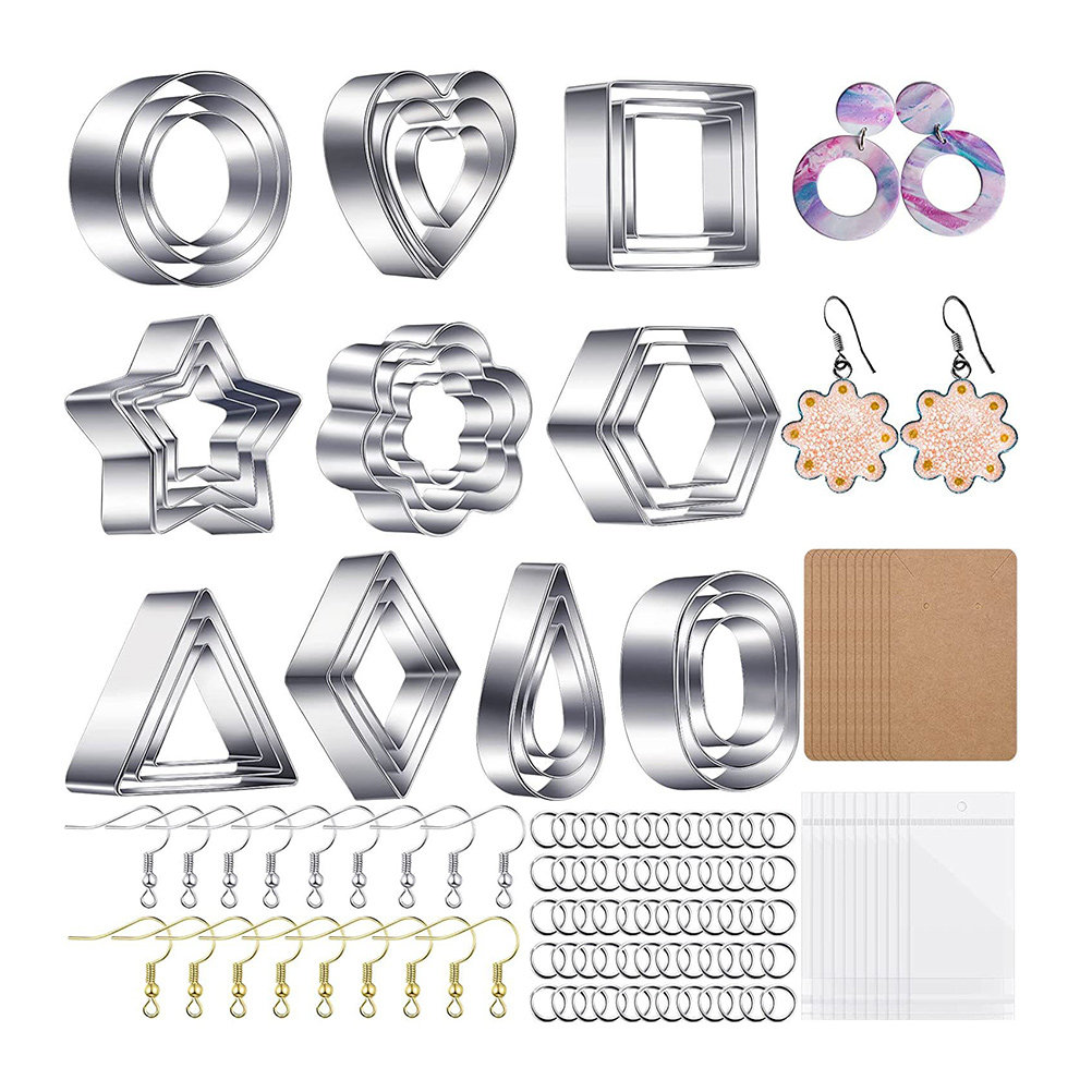 Jewelry Making In Clay - 1Set Stainless Steel Polymer Clay Cutter