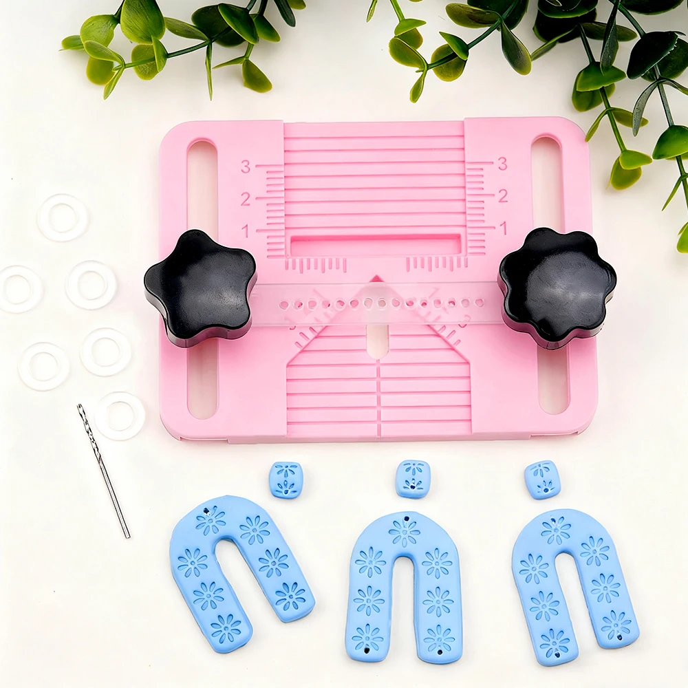 Jewelry Making Guide - Polymer Clay Earring Drill Guide Precision
