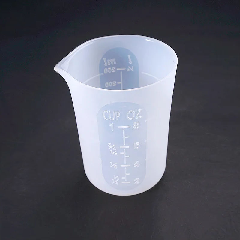 Jewelry Making Techniques - 250ML Silicone measuring cup Split cup