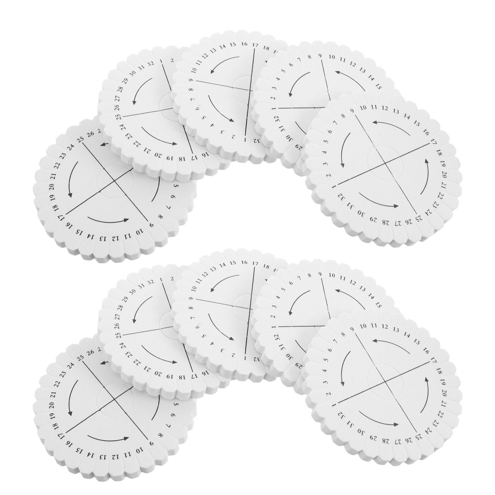 Jewelry Making Board - 32 Slot Round Bracelet Braiding Plate