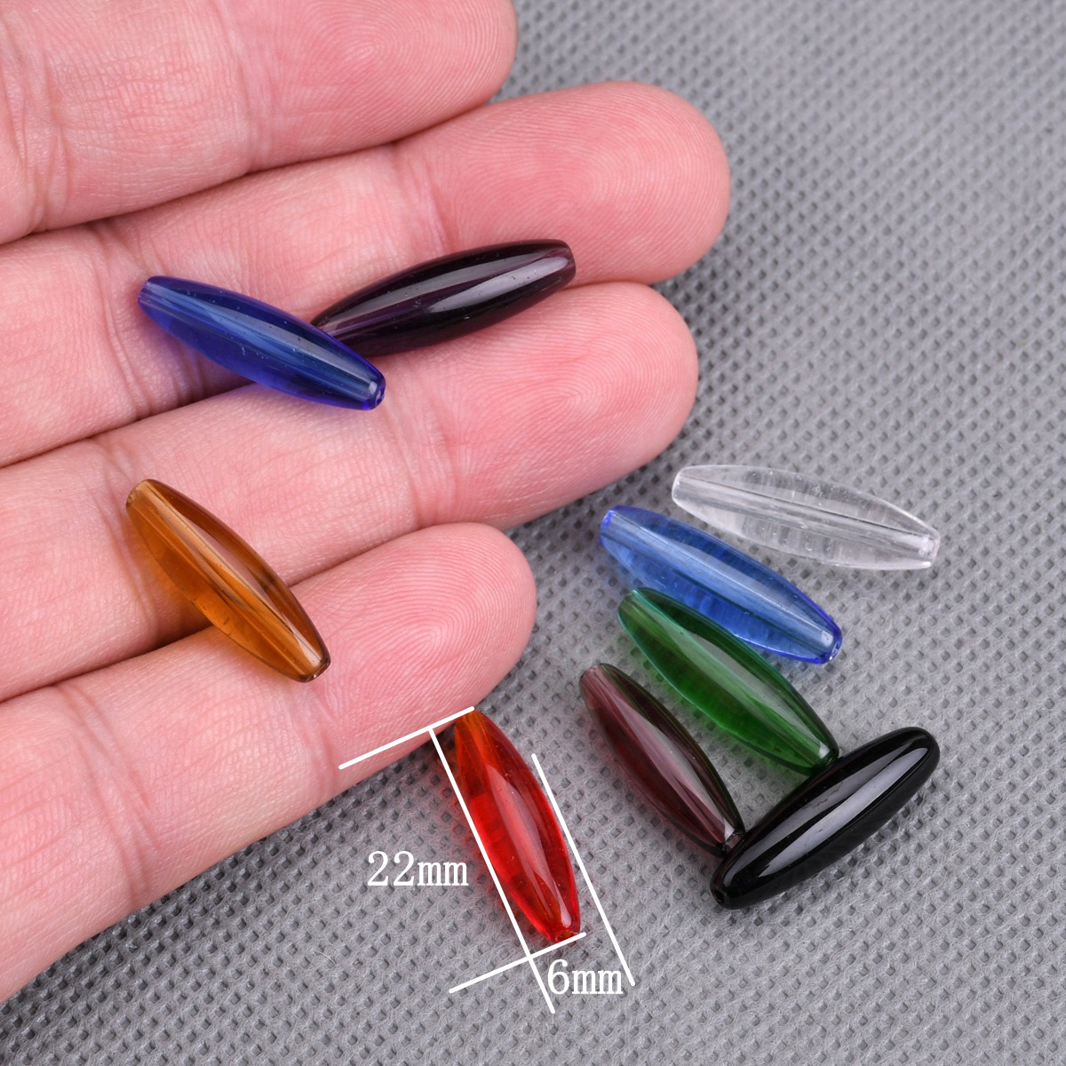 20pcs Oval Tube Shape 22mm x 6 - Crimp Bead Tube avaliação e preço