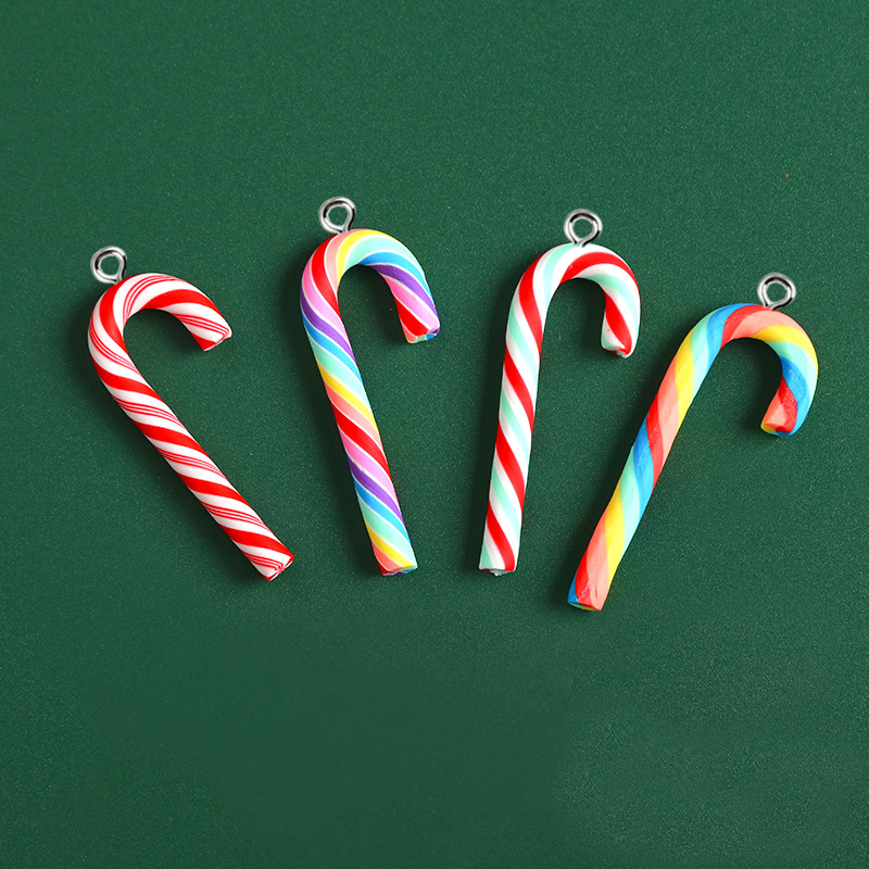 10pcs Cute Clay Christmas Pend - Jewelry Making In Clay avaliação e preço