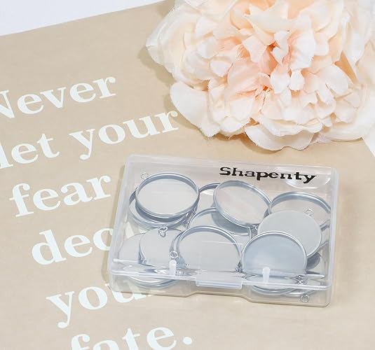 20 Pieces Stainless Steel Roun - Jewelry Making Tray avaliação e preço