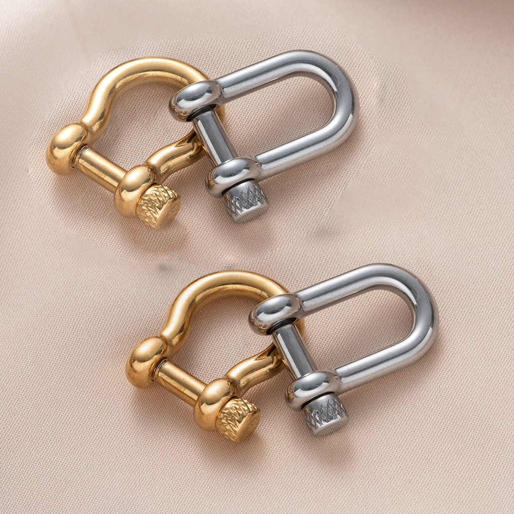 1pcs 304 Stainless Steel D-Rin - Jewelry Making Accessories avaliação e preço
