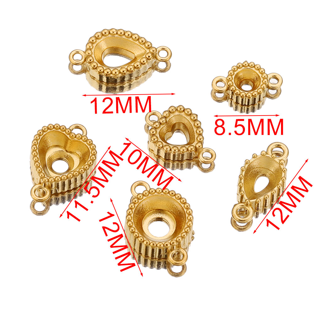 10pcs Stainless Steel Double H - Jewelry Making Tray avaliação e preço