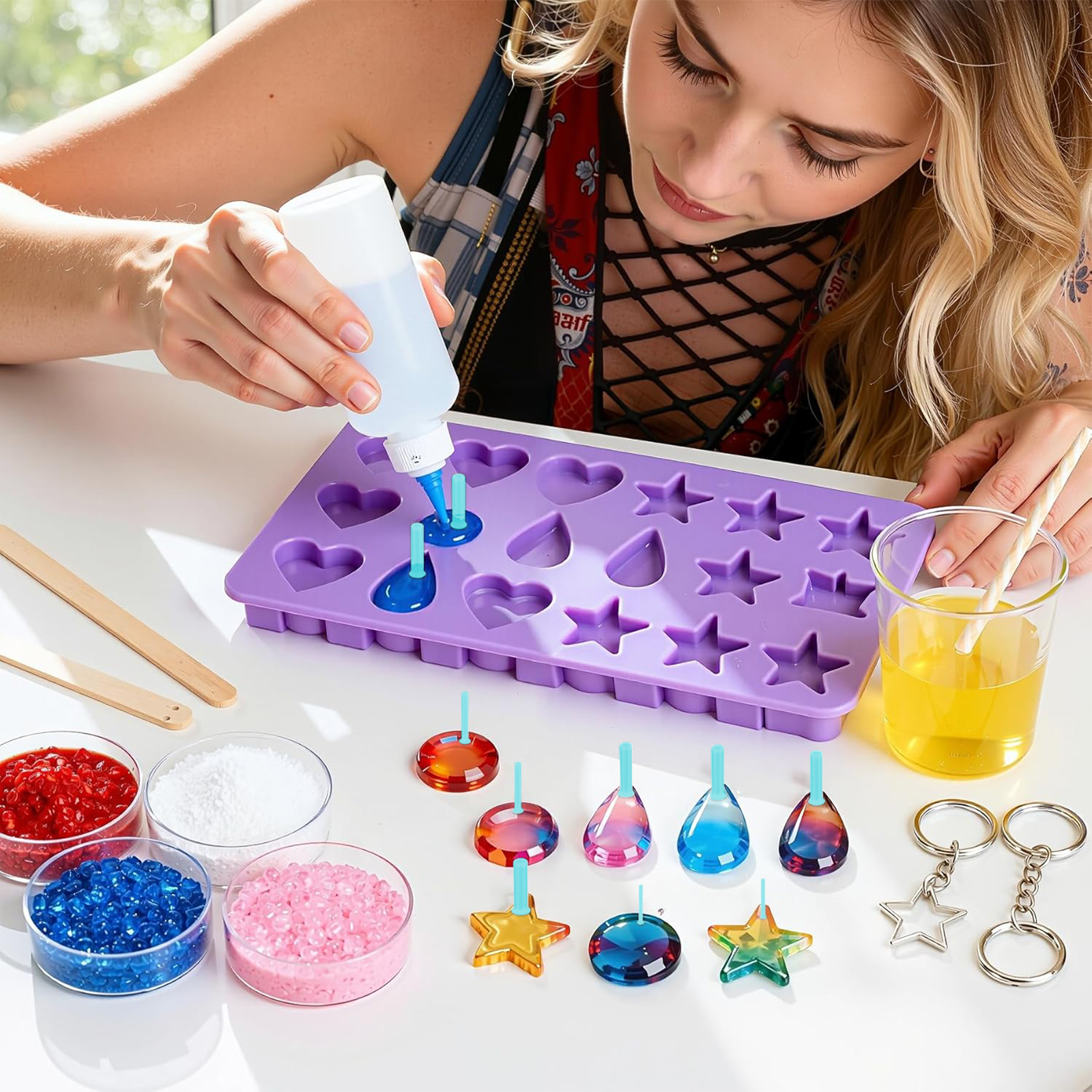 35pcs Resin Hole Maker Set 2-8 - Jewelry Making Techniques avaliação e preço