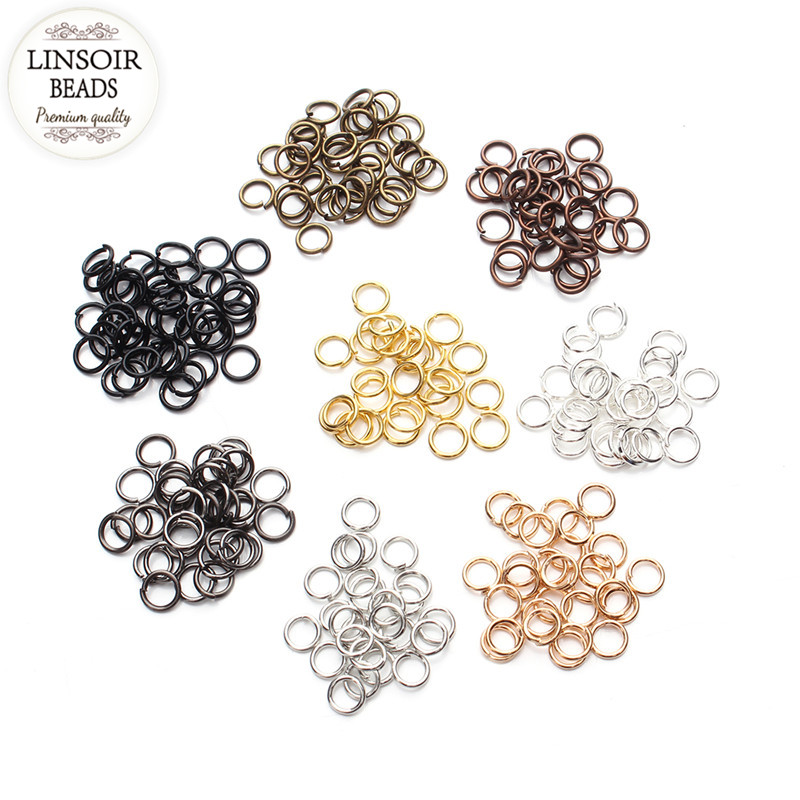 50-200Pcs 3-20mm Open Jump Rin - Jewelry Making Looper Tool avaliação e preço