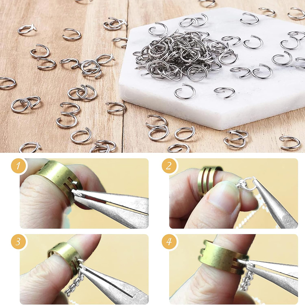 1200pcs Stainless Steel Jump R - Jewelry Making Looper Tool avaliação e preço