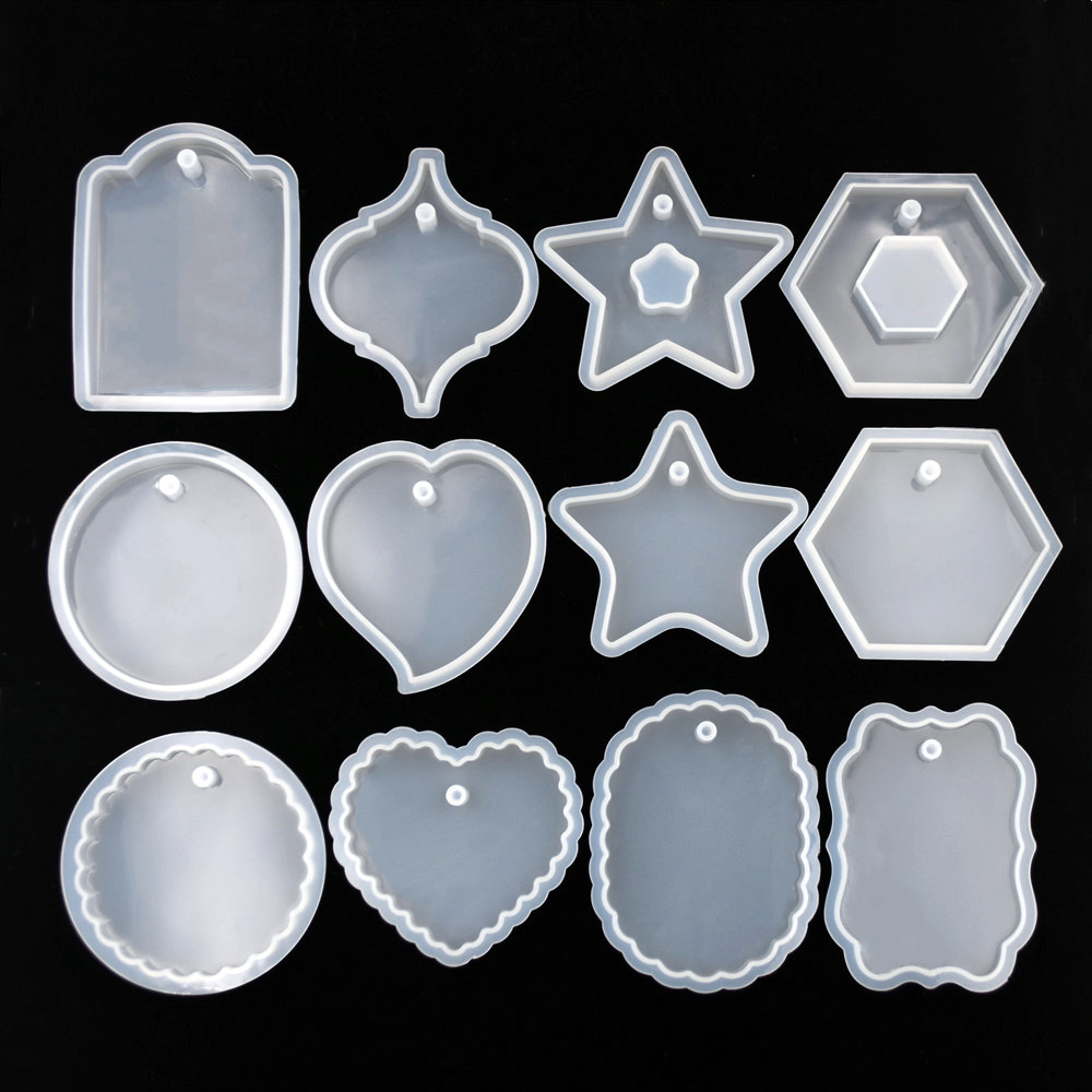 1PC tag silicone mold Resin Si - Jewelry Making Techniques avaliação e preço