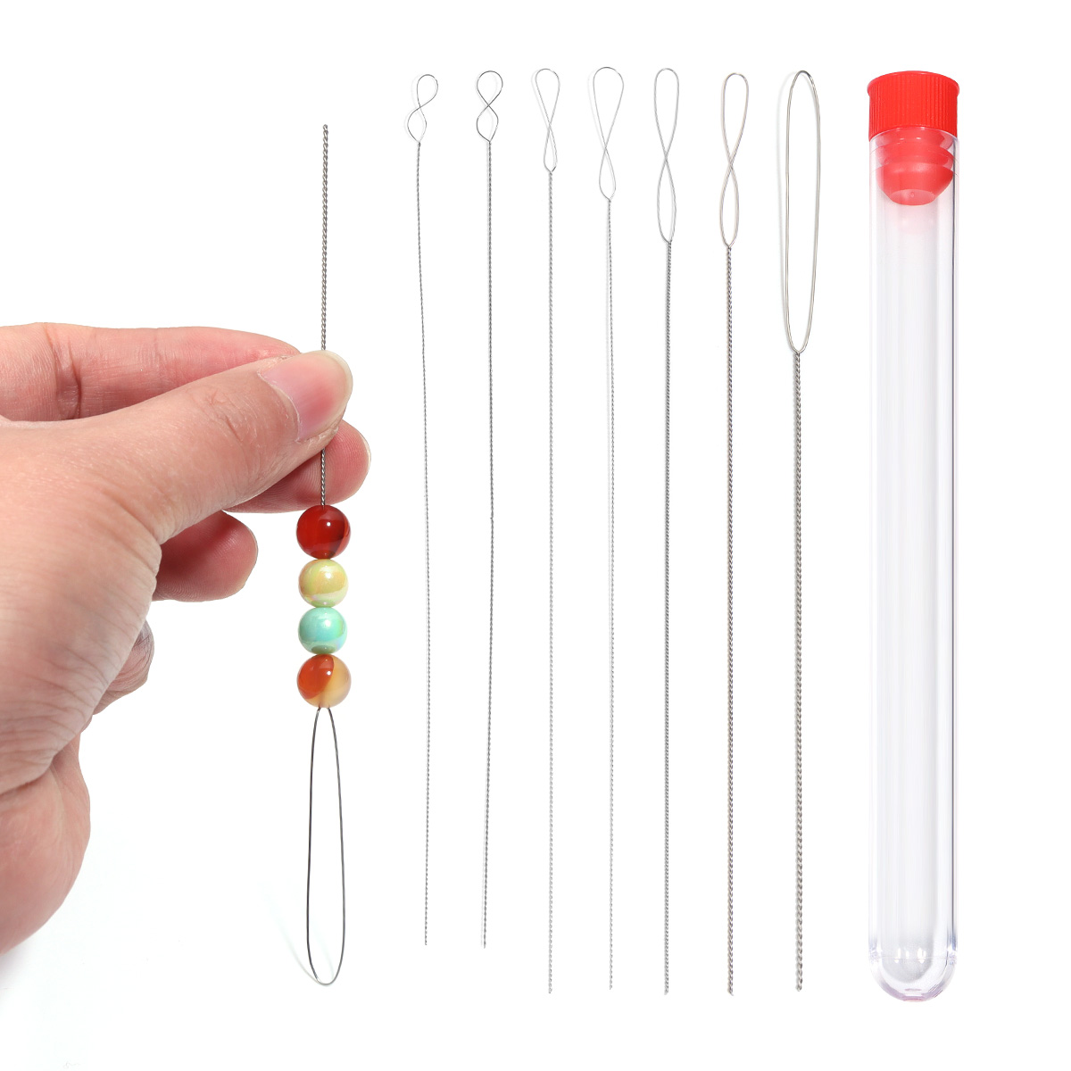 5/7Pc Stainless Steel Bead Nee - Jewelry Making Techniques avaliação e preço
