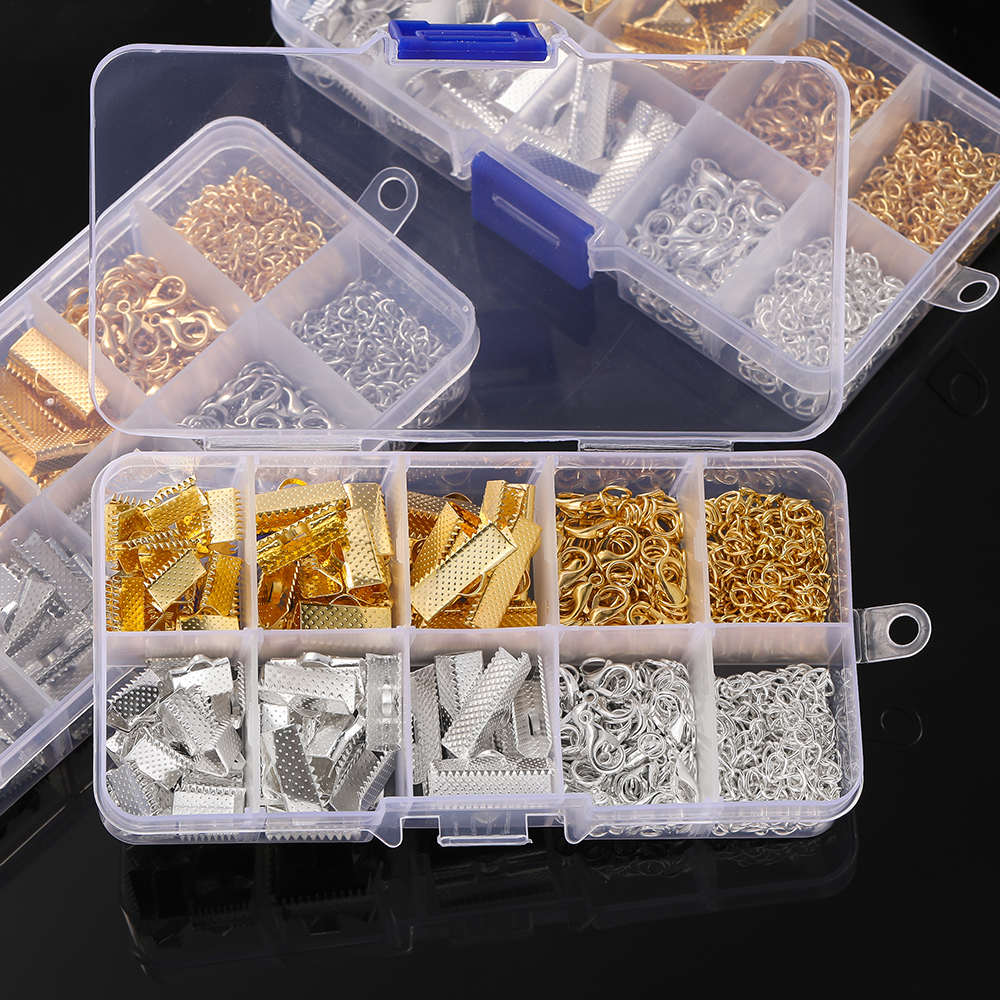 10 Grids Alloy Accessories Set - Jewelry Making Ring Tool avaliação e preço