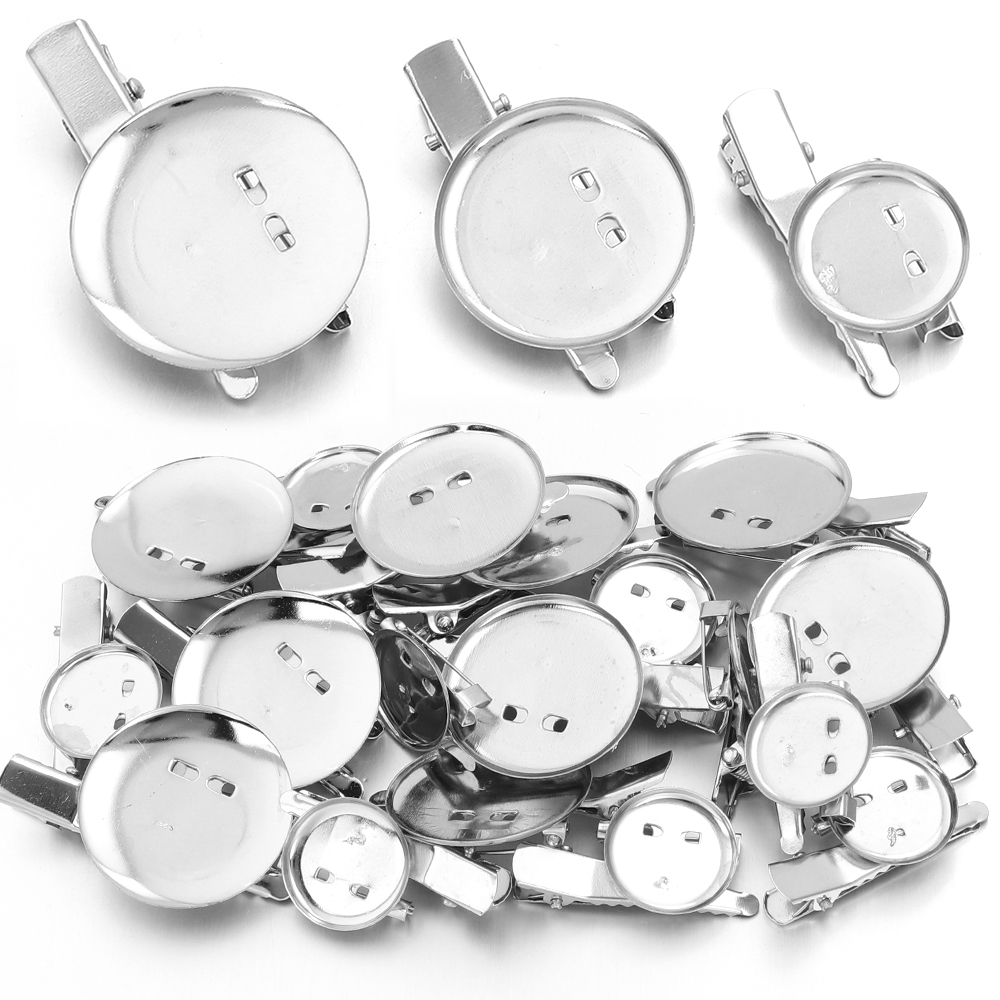 20pcs 19 23 30mm Round Brooch  - Jewelry Making Tray avaliação e preço