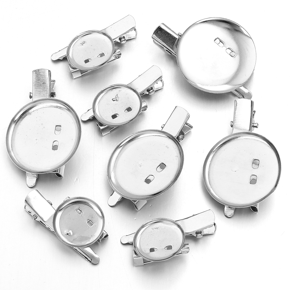 20pcs 19 23 30mm Round Brooch  - Jewelry Making Tray avaliação e preço