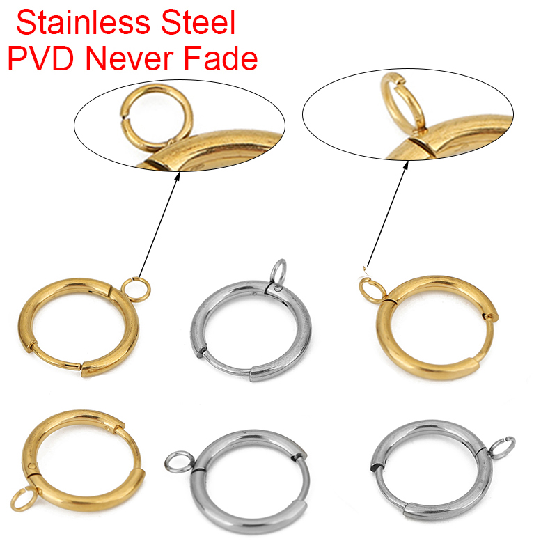 10pcs PVD Never Fade Earrings  - Jewelry Making Wire avaliação e preço