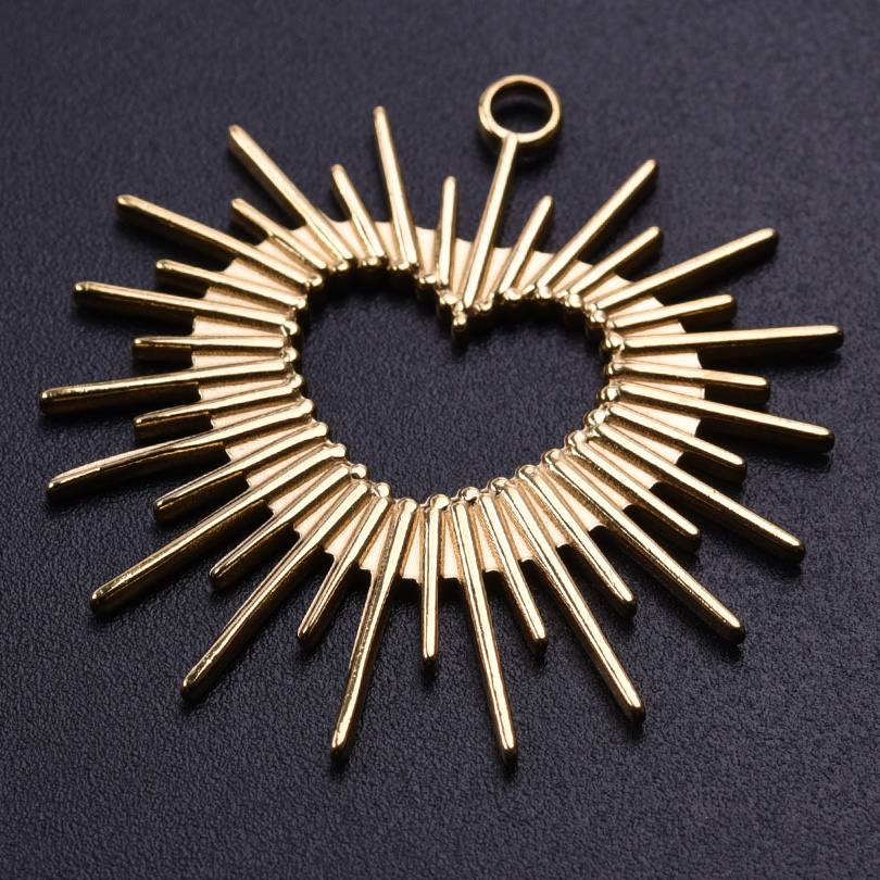 5pcs Golden Stainless Steel Co - Jewelry Making For Couples avaliação e preço