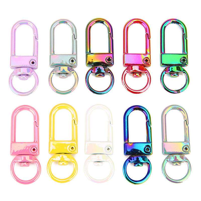 10pcs Metal Alloy Colorful Key - Jewelry Making Hoops avaliação e preço