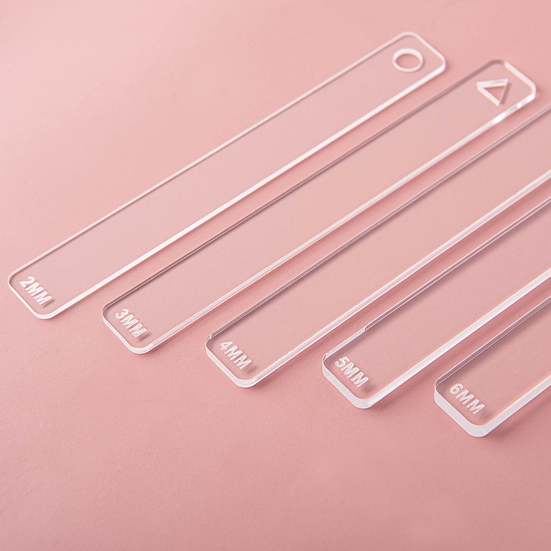 10Pc/Set Clay Ruler Acrylic So - Jewelry Making Guide avaliação e preço