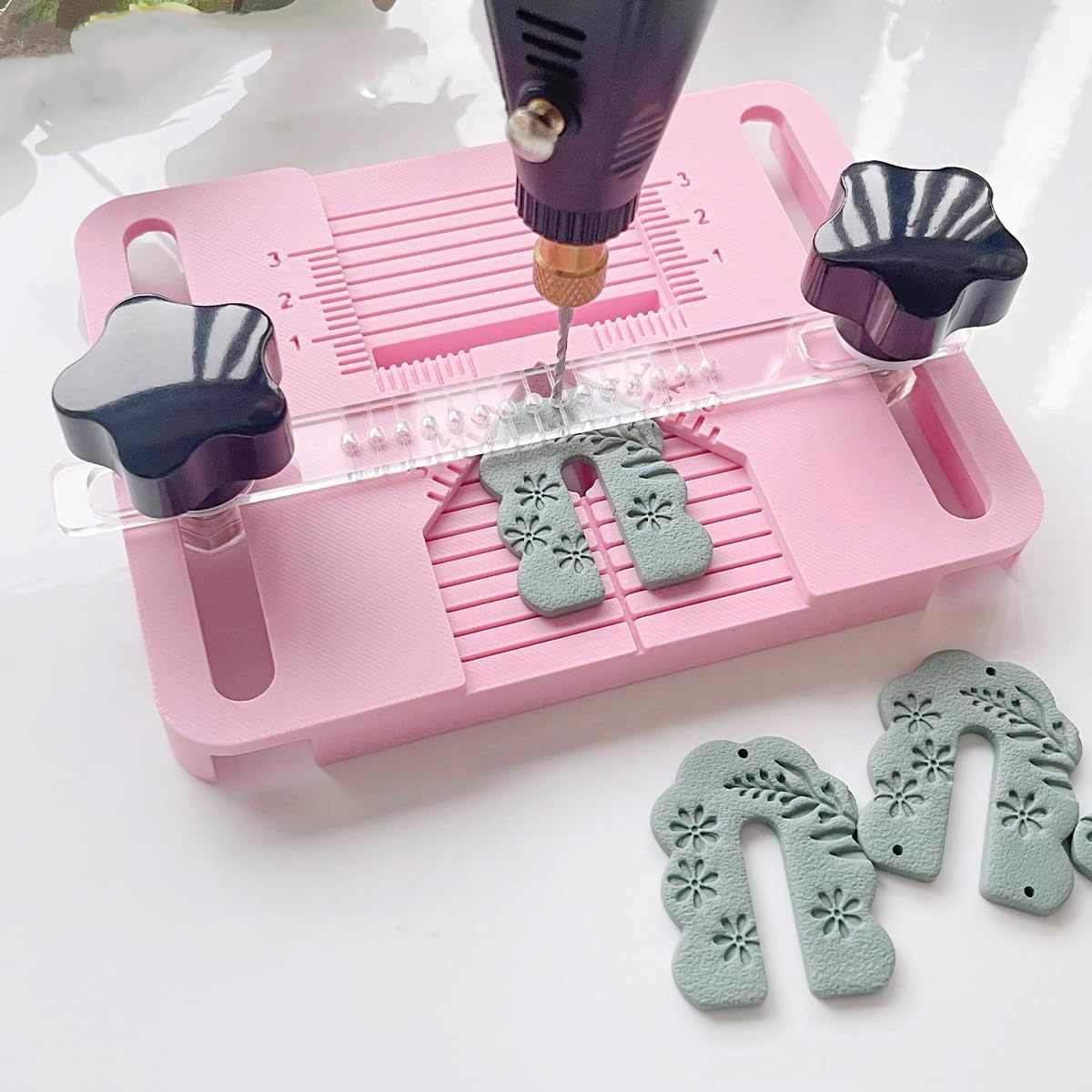 Polymer Clay Earring Drill Gui - Jewelry Making Guide avaliação e preço
