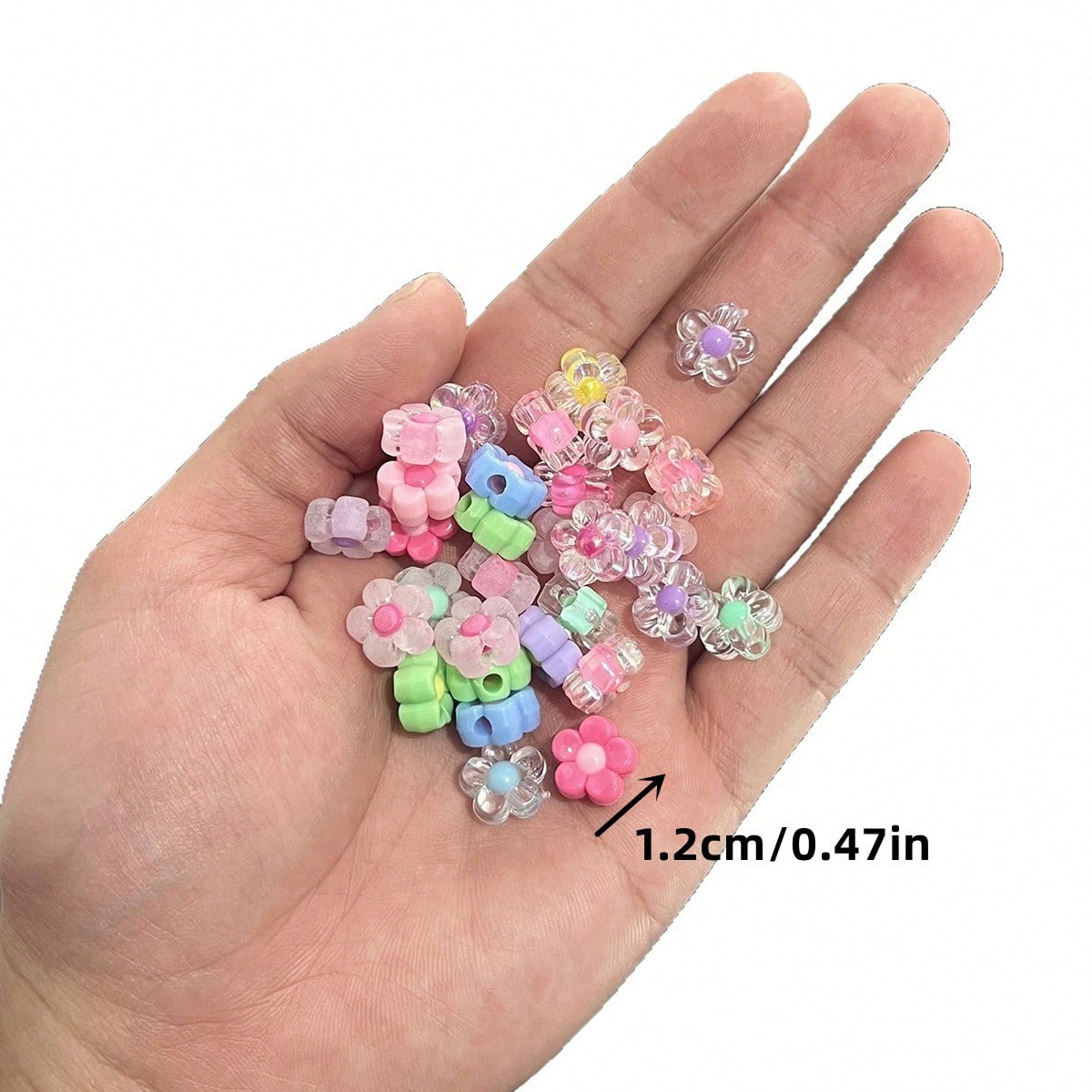 12mm 95pcs 5 colors Random col - Jewelry Making For Couples avaliação e preço