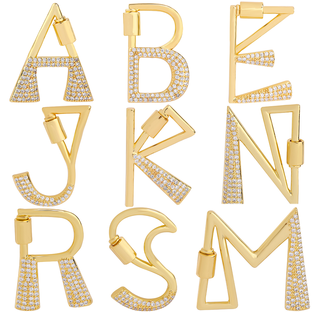 Juya 18K Gold Plated 26 Alphab - Jewelry Making Gold avaliação e preço