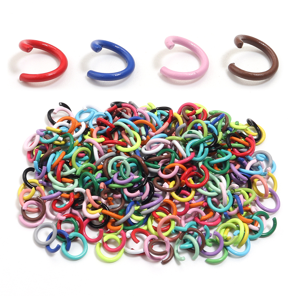 200pcs 8mm Open Jump Rings Col - Jewelry Making Looper Tool avaliação e preço