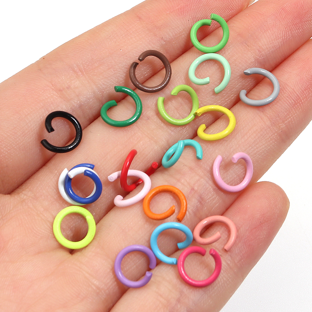 200pcs 8mm Open Jump Rings Col - Jewelry Making Looper Tool avaliação e preço