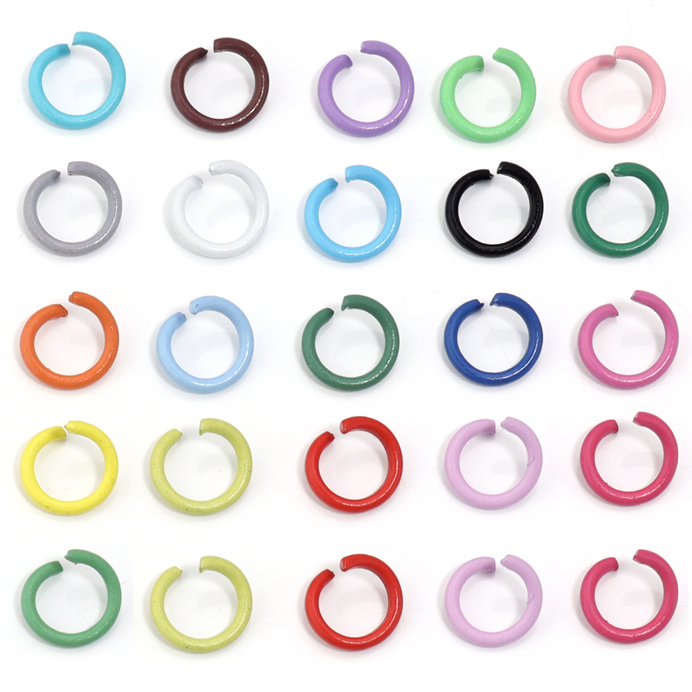 200pcs 8mm Open Jump Rings Col - Jewelry Making Looper Tool avaliação e preço