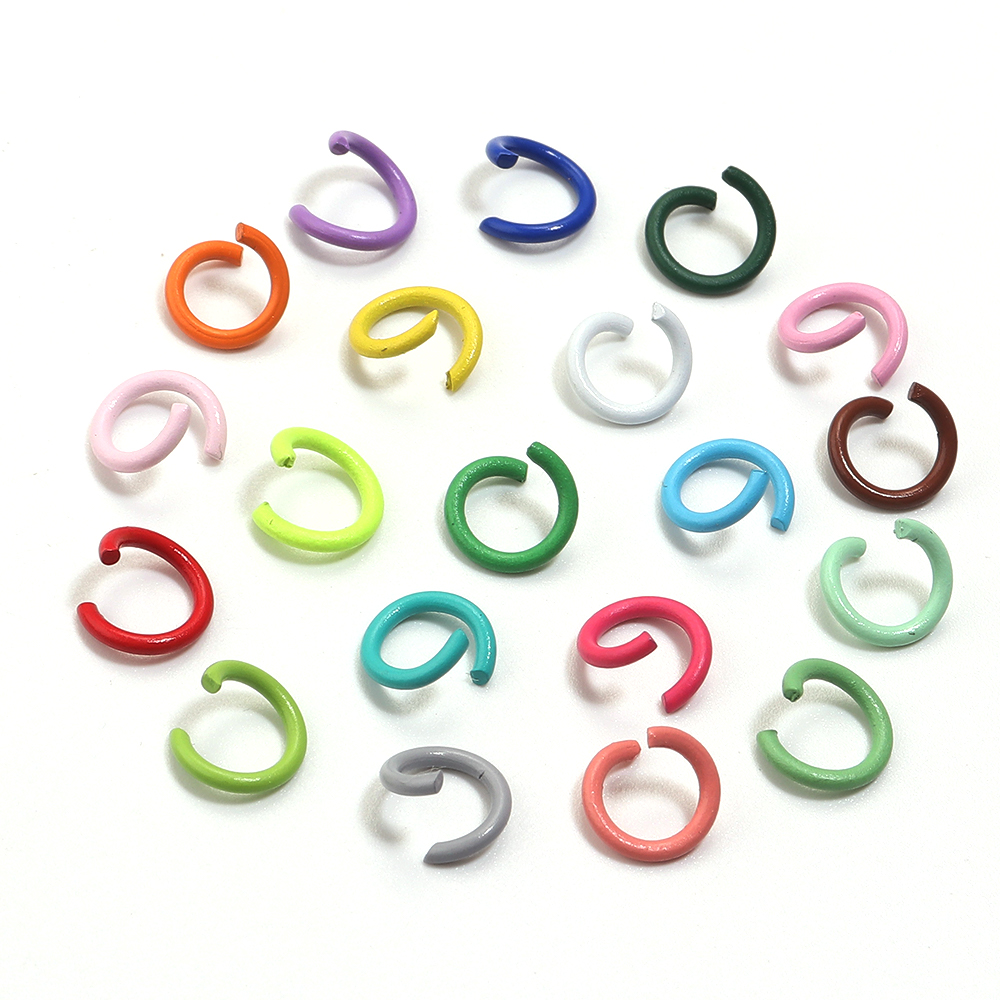 200pcs 8mm Open Jump Rings Col - Jewelry Making Looper Tool avaliação e preço