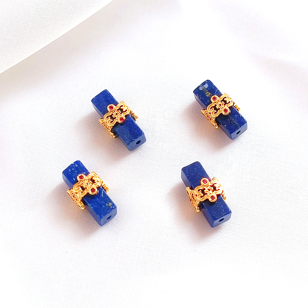 Brass Plated with 18K Gold Inl - Jewelry Making Raw Materials avaliação e preço
