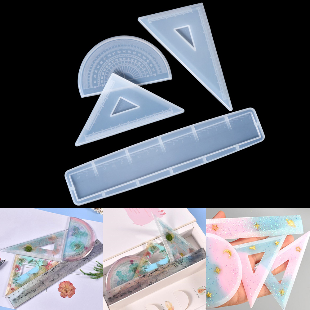 Ruler Epoxy Resin Silicone Mol - Jewelry Making Techniques avaliação e preço