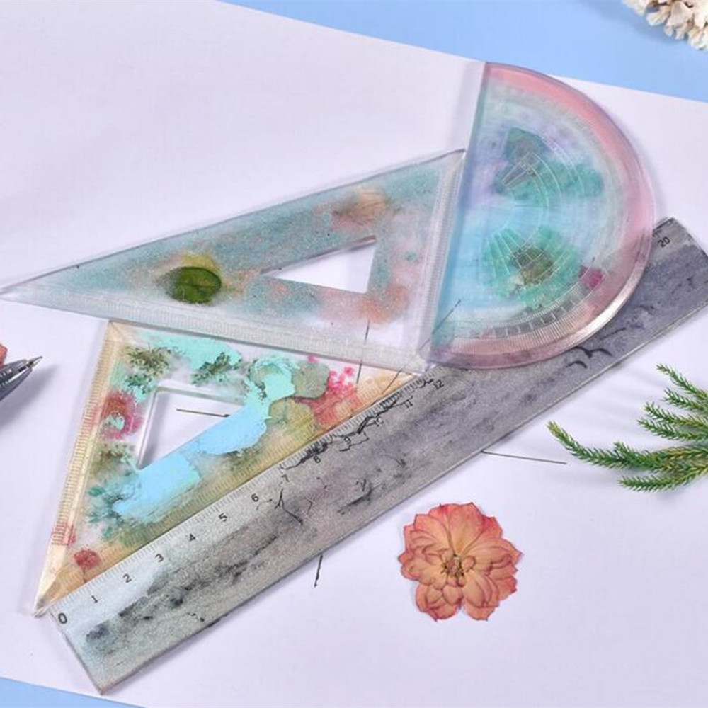 Ruler Epoxy Resin Silicone Mol - Jewelry Making Techniques avaliação e preço
