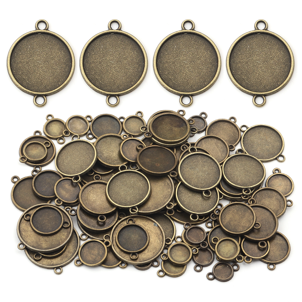 10pcs 8/10/12/14/16/18/20/25mm - Jewelry Making Tray avaliação e preço