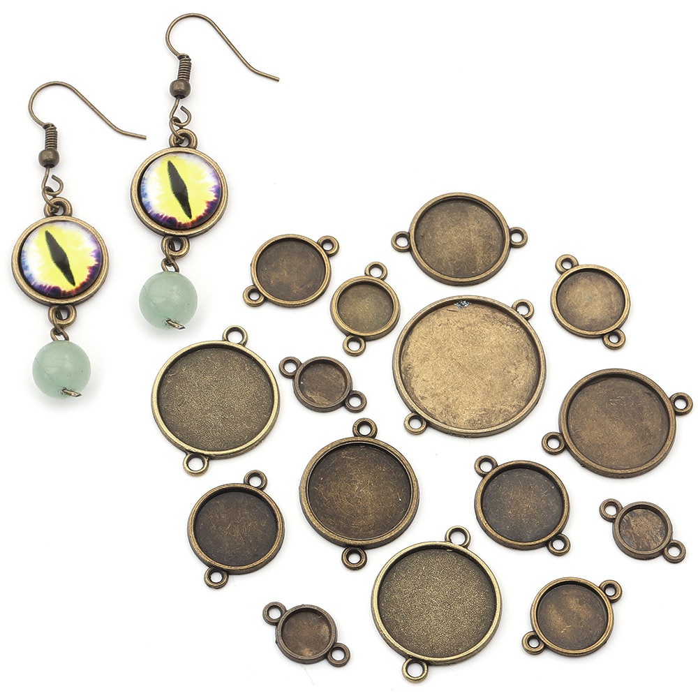 10pcs 8/10/12/14/16/18/20/25mm - Jewelry Making Tray avaliação e preço