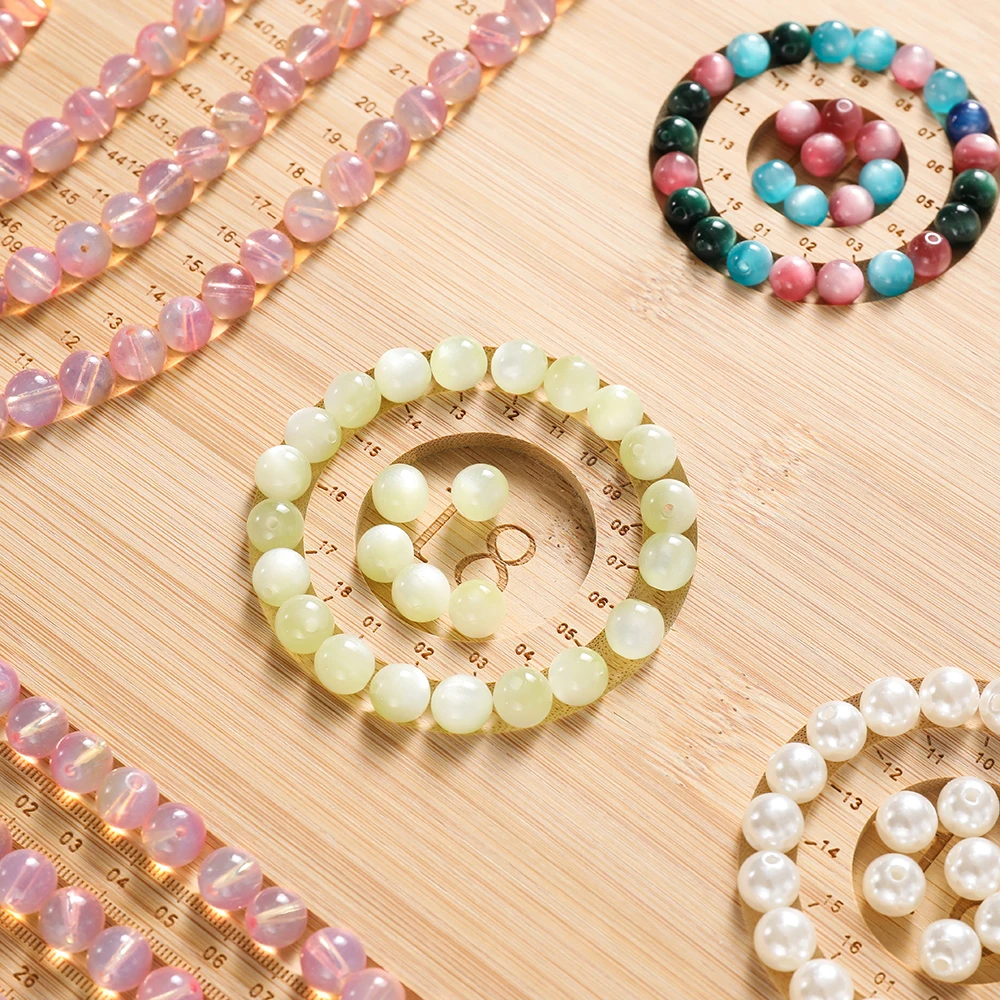 8 Type Wooden Flocked Beading  - Jewelry Making Board avaliação e preço