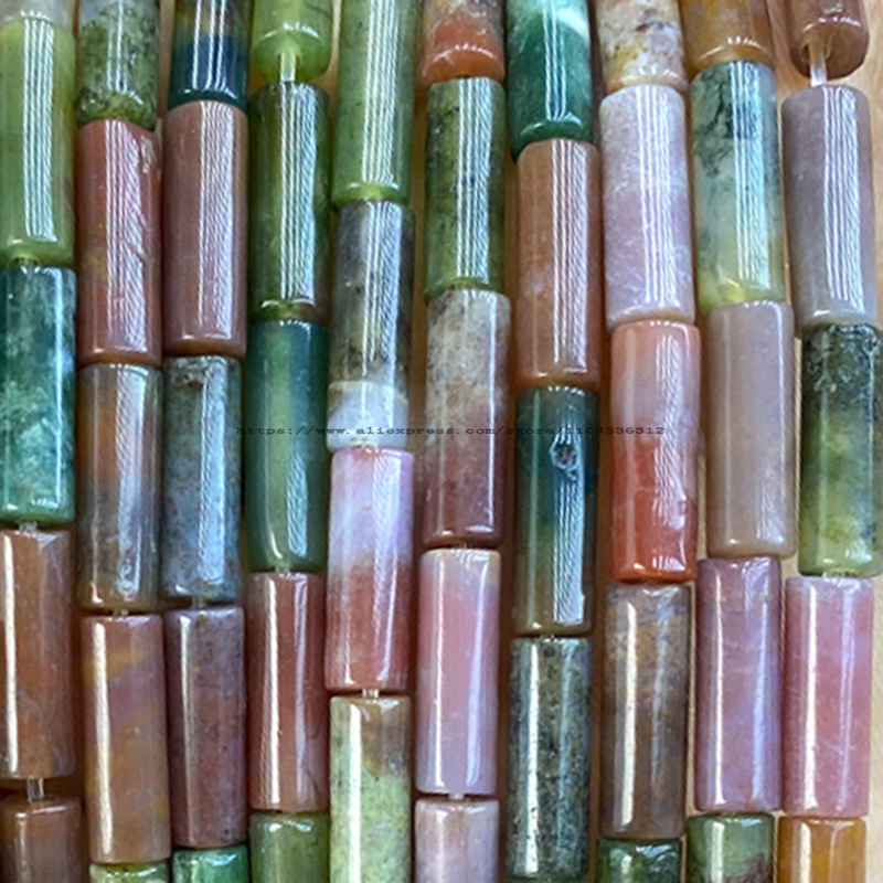 4x13mm Tube Natural Stone AA I - Crimp Bead Tube avaliação e preço