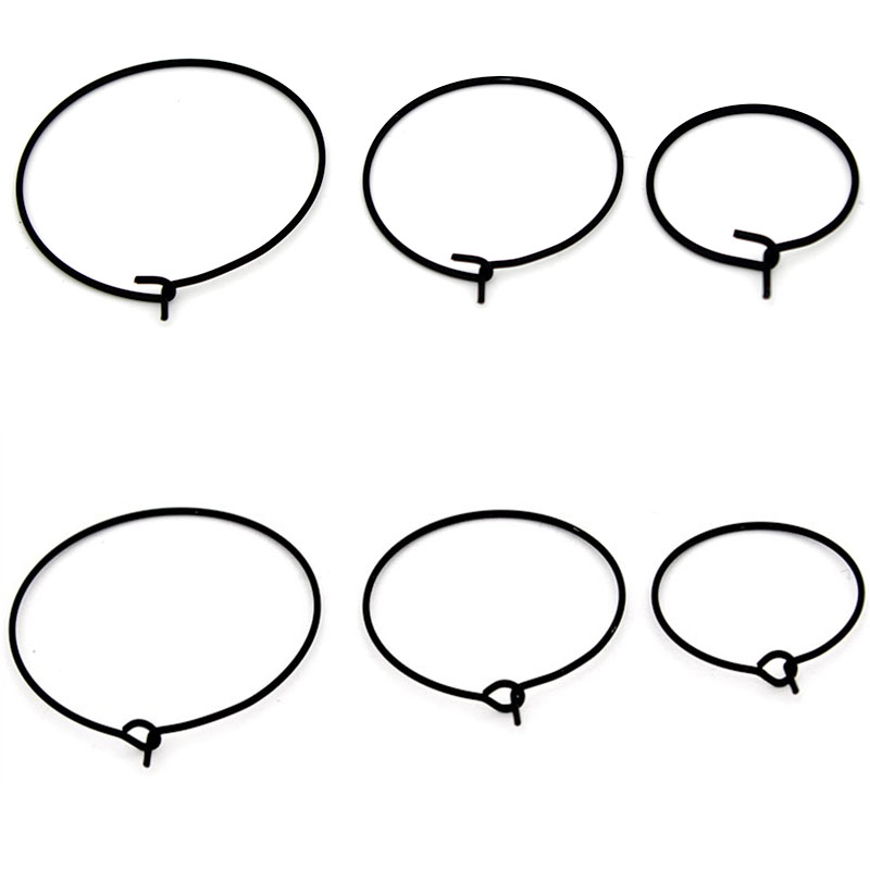 20Pcs 20mm 25mm 30mm Stainless - Jewelry Making Hoops avaliação e preço