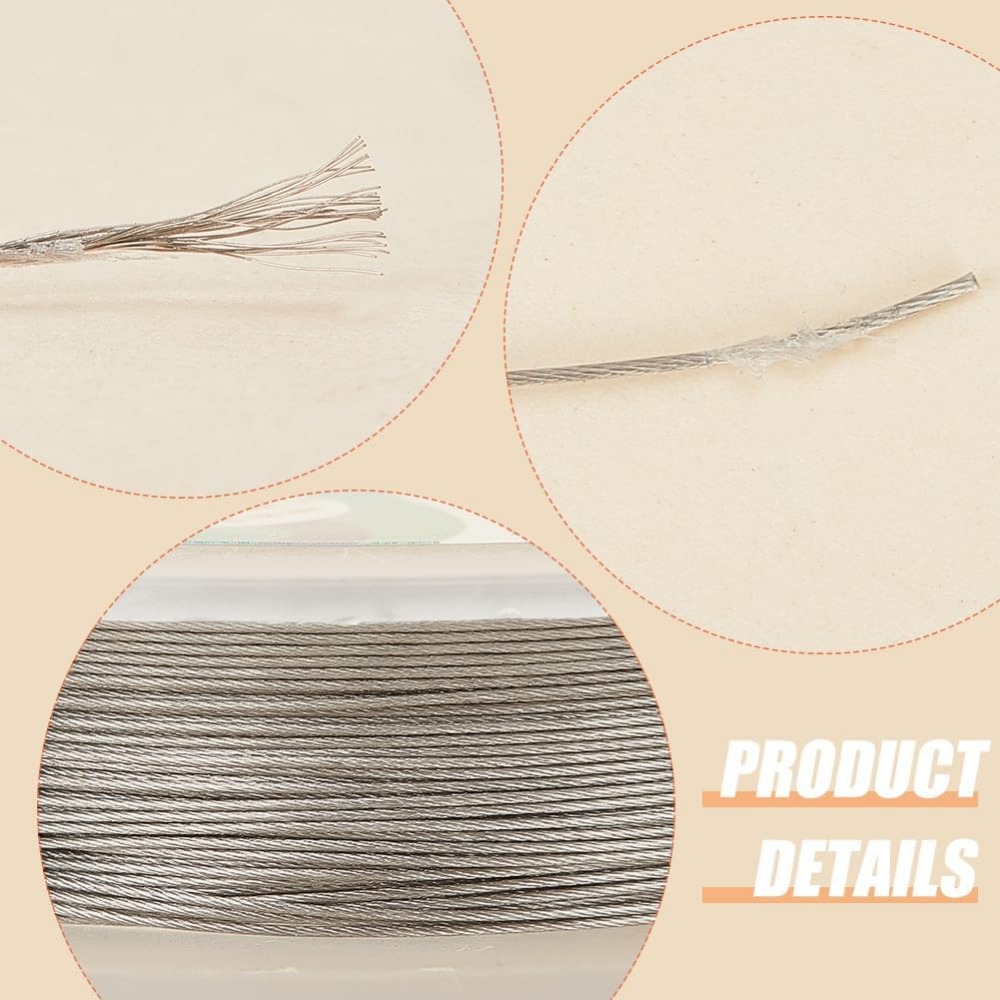 19 Strands Bead String Wire (0 - Jewelry Making Diy Kit avaliação e preço