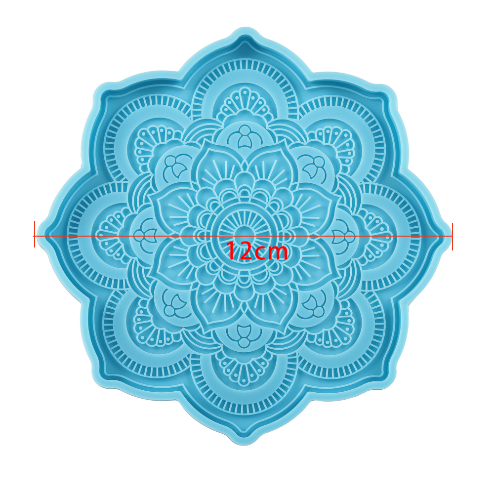 Mandala Coaster Silicone Mold  - Jewelry Making Techniques avaliação e preço