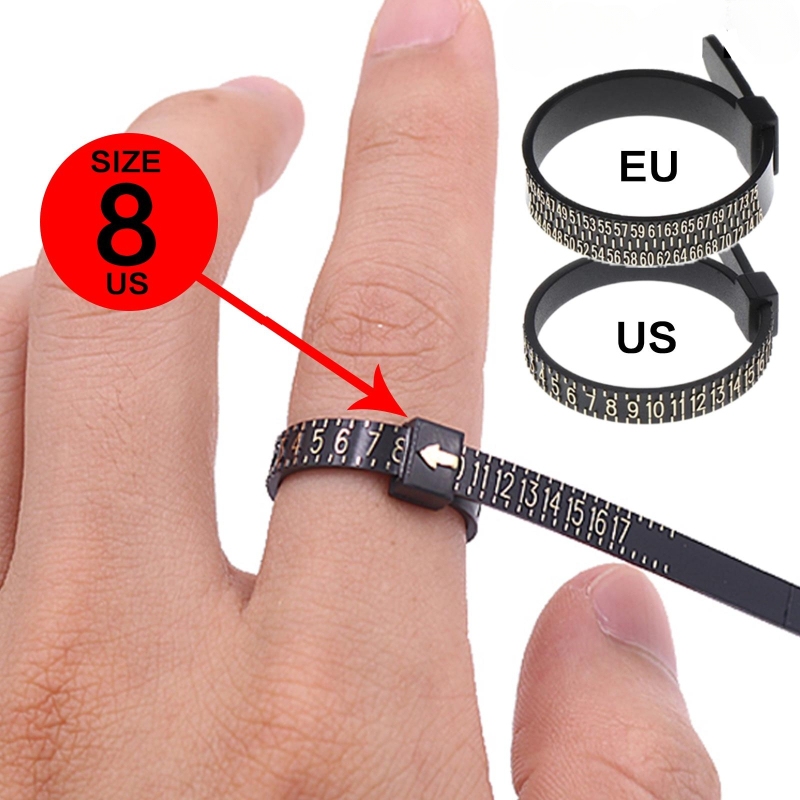 Ring Sizer Tool US EU Size Gui - Jewelry Making Guide avaliação e preço