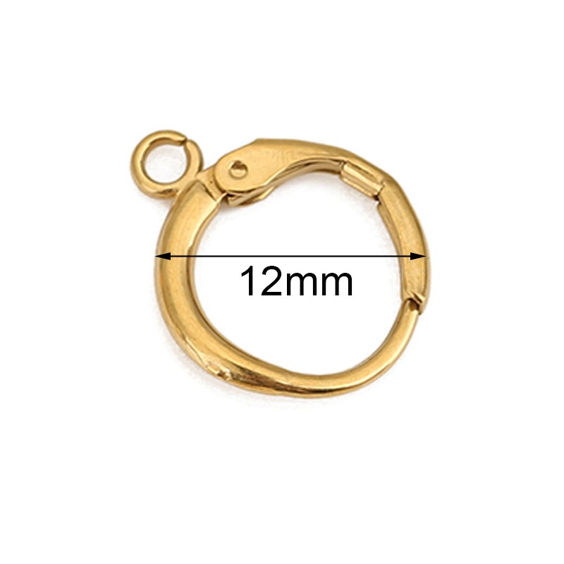 10pcs PVD Never Fade Stainless - Jewelry Making Accessories avaliação e preço