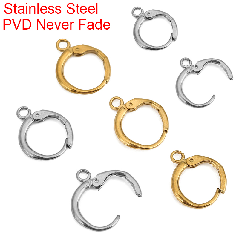 10pcs PVD Never Fade Stainless - Jewelry Making Accessories avaliação e preço