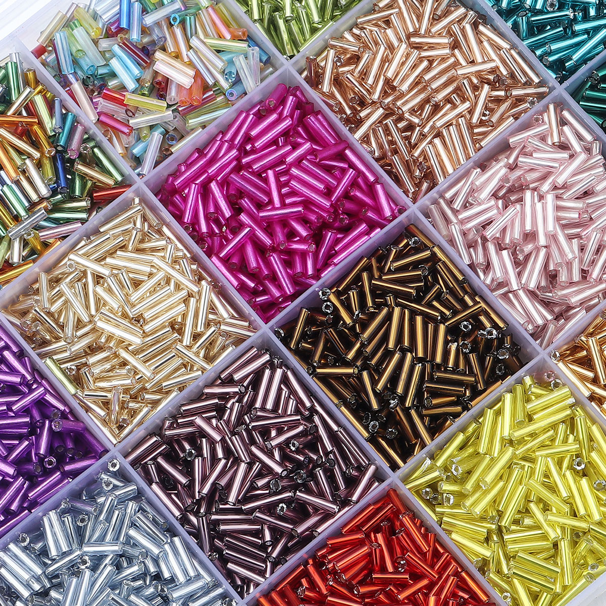 225pcs/lot Glass Seed Beads Co - Crimp Bead Tube avaliação e preço