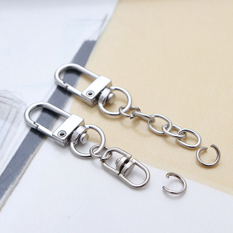 5Pcs Gold Stainless Steel Swiv - Jewelry Making Hoops avaliação e preço