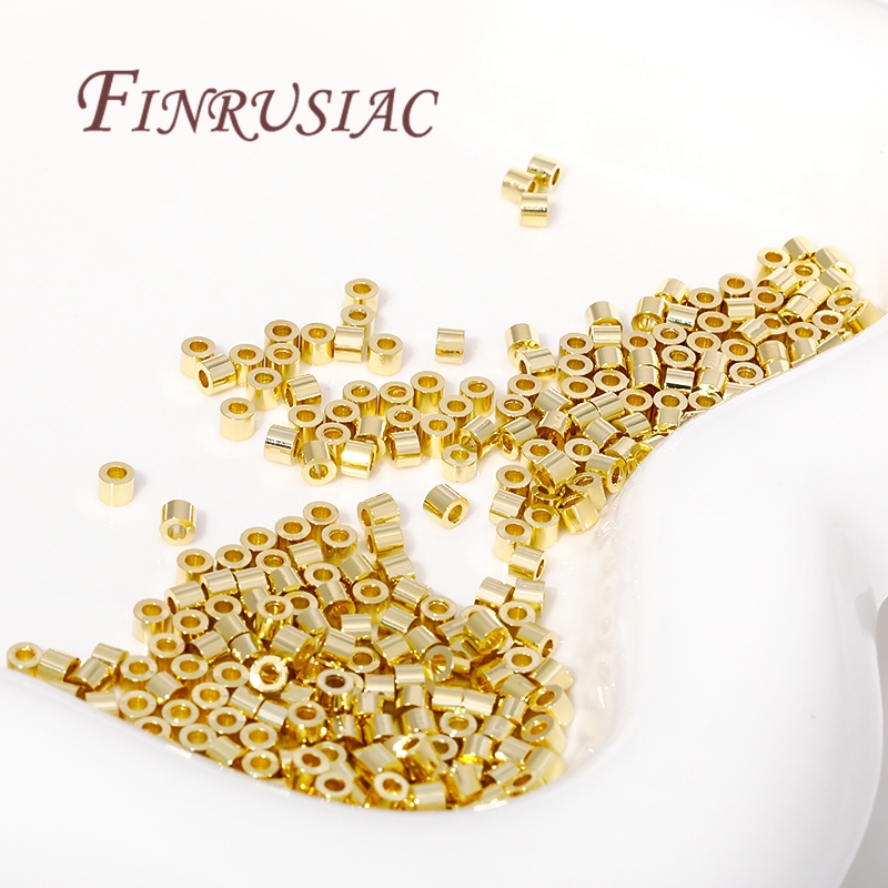 2.5*2mm Tube Beads For Jewelry - Crimp Bead Tube avaliação e preço